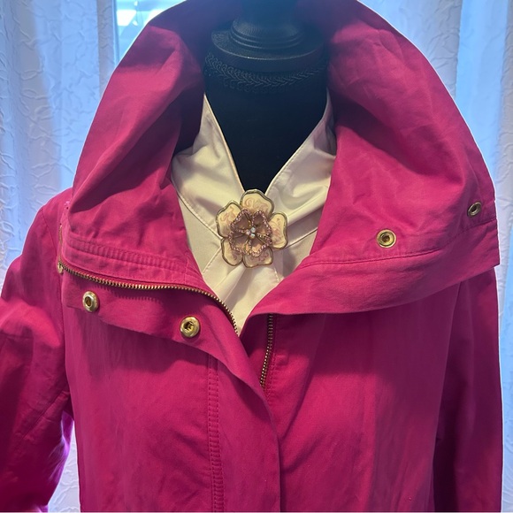 Talbots Fuchsia jacket. Size 12P - Picture 4 of 9
